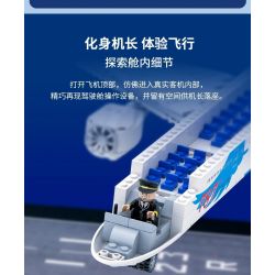 PANTASY 11022 CHINA SOUTHERN AIRLINES RED LABEL BOEING 787 (CHIẾC THỨ TRÊN THẾ GIỚI) bộ đồ chơi xếp lắp ráp ghép mô hình City Thành Phố 2000 khối