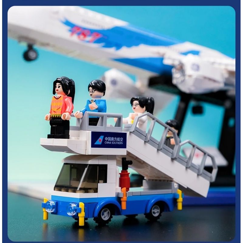 PANTASY 11022 CHINA SOUTHERN AIRLINES RED LABEL BOEING 787 (CHIẾC THỨ TRÊN THẾ GIỚI) bộ đồ chơi xếp lắp ráp ghép mô hình City Thành Phố 2000 khối