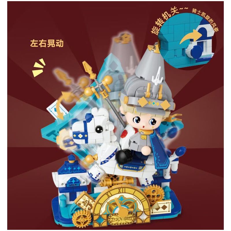 WEKKI 503188 VƯƠNG QUỐC POKER BỮA TIỆC HỀ bộ đồ chơi xếp lắp ráp ghép mô hình CLOWN PARTY 464 khối