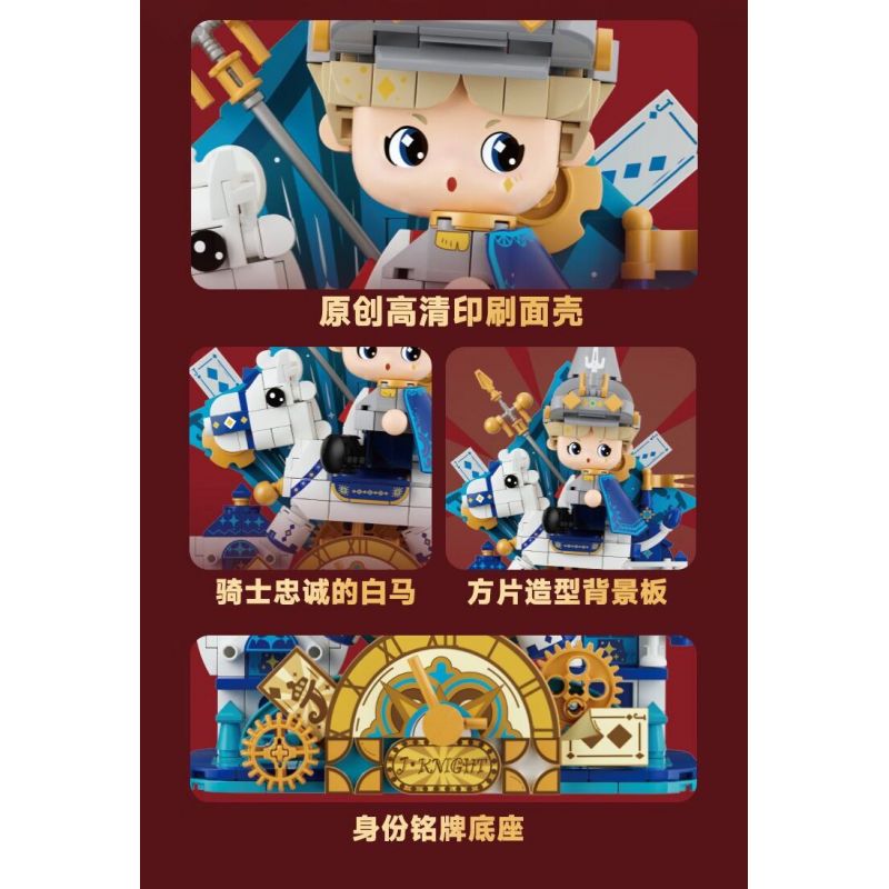 WEKKI 503188 VƯƠNG QUỐC POKER BỮA TIỆC HỀ bộ đồ chơi xếp lắp ráp ghép mô hình CLOWN PARTY 464 khối