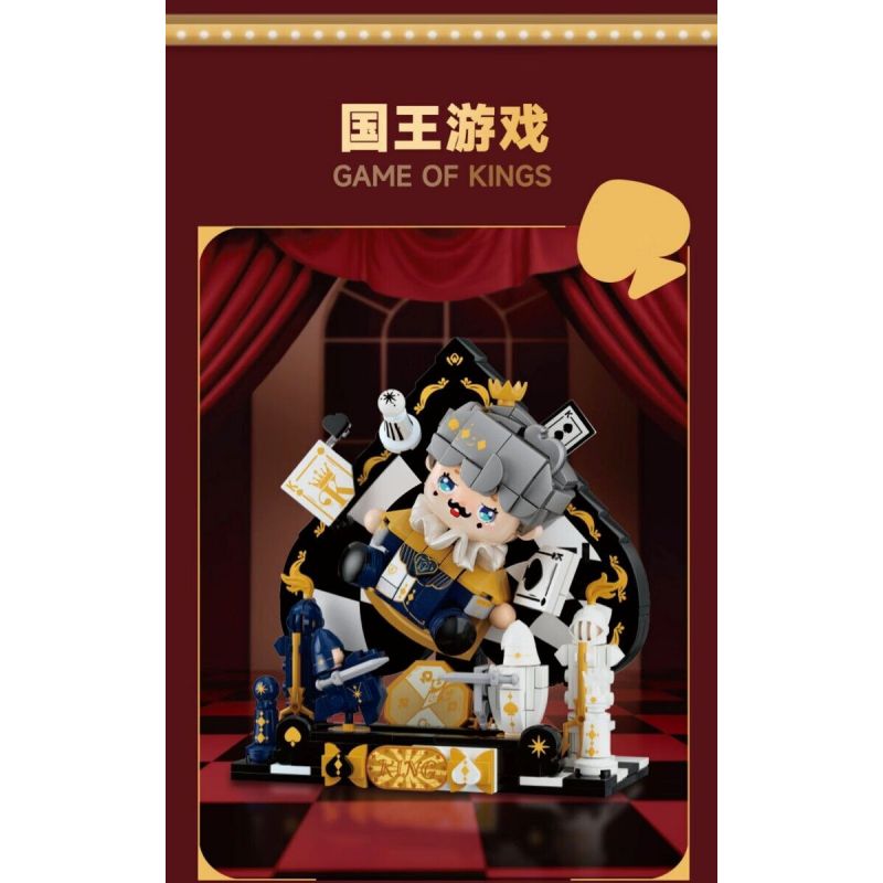 WEKKI 503190 VƯƠNG QUỐC POKER HIỆP SĨ CHIẾN THẮNG bộ đồ chơi xếp lắp ráp ghép mô hình KNIGHT'S TRIUMPH 585 khối