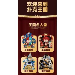 WEKKI 503191 VƯƠNG QUỐC POKER TRÒ CHƠI CỦA CÁC VỊ VUA bộ đồ chơi xếp lắp ráp ghép mô hình GAME OF KINGS 434 khối