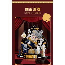 WEKKI 503191 VƯƠNG QUỐC POKER TRÒ CHƠI CỦA CÁC VỊ VUA bộ đồ chơi xếp lắp ráp ghép mô hình GAME OF KINGS 434 khối