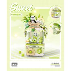 LOZ 1682 Q MÁY GACHA DỄ THƯƠNG BAMBOO JASMINE bộ đồ chơi xếp lắp ráp ghép mô hình 409 khối