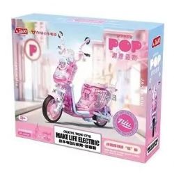 JAKI JK8326 8326 JK8327 8327 XE ĐẠP ĐIỆN MAVERICKS U SERIES VUI VẺ TRONG THÀNH PHỐ bộ đồ chơi xếp lắp ráp ghép mô hình