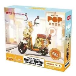 JAKI JK8326 8326 JK8327 8327 XE ĐẠP ĐIỆN MAVERICKS U SERIES VUI VẺ TRONG THÀNH PHỐ bộ đồ chơi xếp lắp ráp ghép mô hình