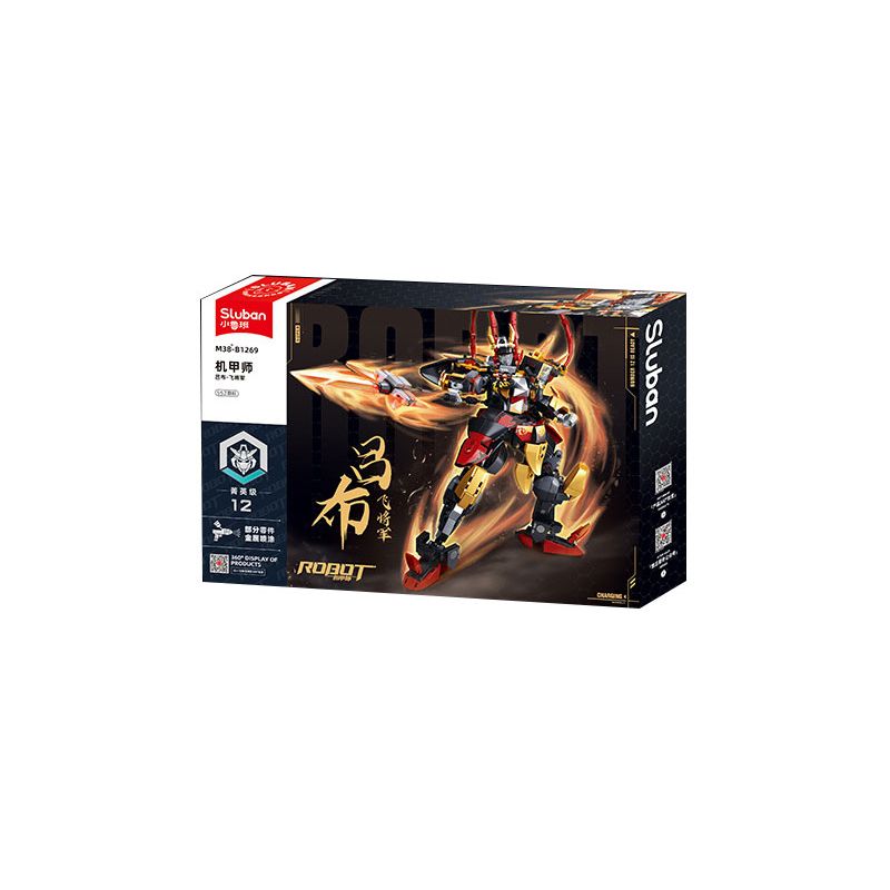 SLUBAN M38-B1269 B1269 1269 M38B1269 38-B1269 BẬC THẦY CƠ KHÍ TƯỚNG QUÂN BAY LỮ BỐ bộ đồ chơi xếp lắp ráp ghép mô hình ROBOT 552 khối