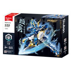 SLUBAN M38-B1270 B1270 1270 M38B1270 38-B1270 BẬC THẦY CƠ GIỚI TƯỚNG QUÂN CHIẾN THẮNG ZHAO YUN bộ đồ chơi xếp lắp ráp ghép mô hình ROBOT 555 khối