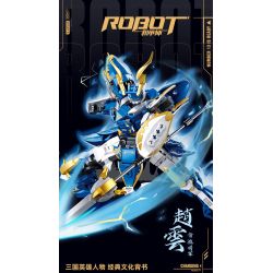 SLUBAN M38-B1270 B1270 1270 M38B1270 38-B1270 BẬC THẦY CƠ GIỚI TƯỚNG QUÂN CHIẾN THẮNG ZHAO YUN bộ đồ chơi xếp lắp ráp ghép mô hình ROBOT 555 khối