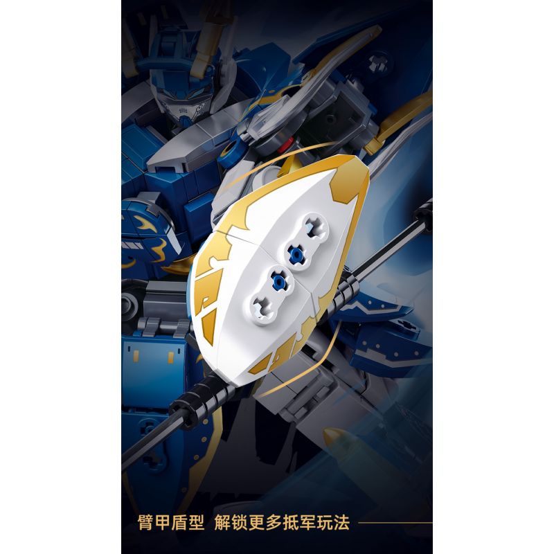 SLUBAN M38-B1270 B1270 1270 M38B1270 38-B1270 BẬC THẦY CƠ GIỚI TƯỚNG QUÂN CHIẾN THẮNG ZHAO YUN bộ đồ chơi xếp lắp ráp ghép mô hình ROBOT 555 khối