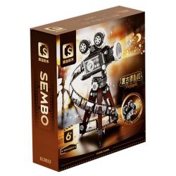 SEMBO 613013 MÁY QUAY PHIM CỔ ĐIỂN bộ đồ chơi xếp lắp ráp ghép mô hình CLASSIC CAMERA 655 khối