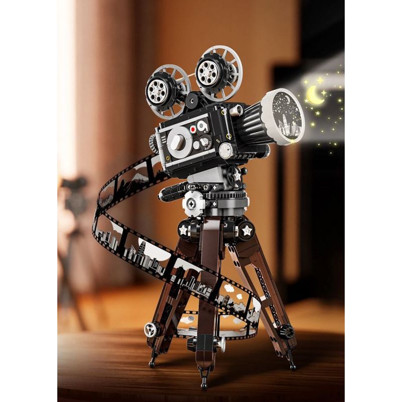 SEMBO 613013 MÁY QUAY PHIM CỔ ĐIỂN bộ đồ chơi xếp lắp ráp ghép mô hình CLASSIC CAMERA 655 khối