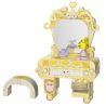 WEKKI 519002 CÔNG CHÚA TRONG MƠ BÀN TRANG ĐIỂM NHỎ MÀU VÀNG bộ đồ chơi xếp lắp ráp ghép mô hình Girl Con Gái
