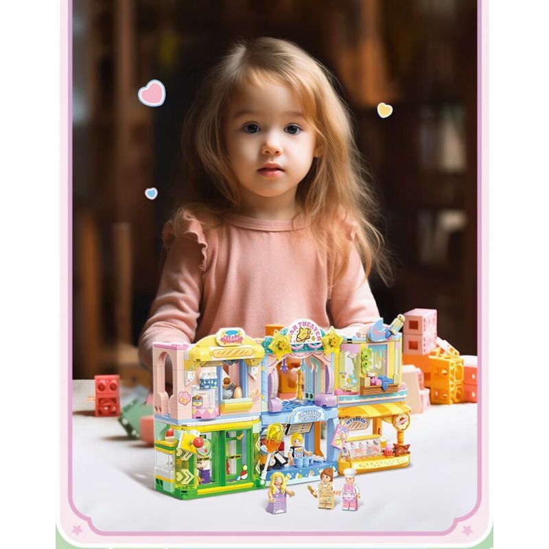 TOP TOY TC2512 2512 CĂN HỘ MƠ ƯỚC bộ đồ chơi xếp lắp ráp ghép mô hình 300 khối