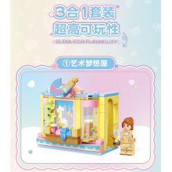 TOP TOY TC2512 2512 CĂN HỘ MƠ ƯỚC bộ đồ chơi xếp lắp ráp ghép mô hình 300 khối