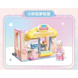 TOP TOY TC2512 2512 CĂN HỘ MƠ ƯỚC bộ đồ chơi xếp lắp ráp ghép mô hình 300 khối