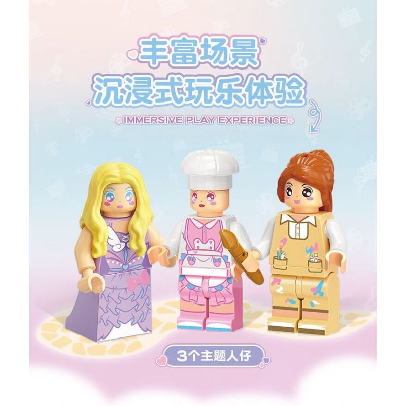 TOP TOY TC2512 2512 CĂN HỘ MƠ ƯỚC bộ đồ chơi xếp lắp ráp ghép mô hình 300 khối