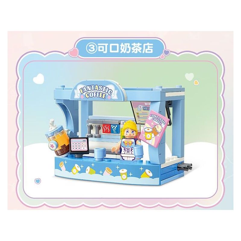 TOP TOY TC2512 2512 CĂN HỘ MƠ ƯỚC bộ đồ chơi xếp lắp ráp ghép mô hình 300 khối