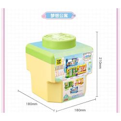 TOP TOY TC2512 2512 CĂN HỘ MƠ ƯỚC bộ đồ chơi xếp lắp ráp ghép mô hình 300 khối