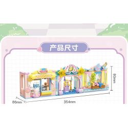 TOP TOY TC2512 2512 CĂN HỘ MƠ ƯỚC bộ đồ chơi xếp lắp ráp ghép mô hình 300 khối