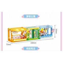 TOP TOY TC2512 2512 CĂN HỘ MƠ ƯỚC bộ đồ chơi xếp lắp ráp ghép mô hình 300 khối