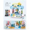 CACO S020 SNOOPY QUÁN TRÀ SỮA bộ đồ chơi xếp lắp ráp ghép mô hình Movie & Game SNOOPY MILK TEA Phim Và Trò Chơi 336 khối