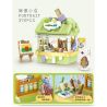 CACO S021 SNOOPY CỬA HÀNG BÓNG BAY bộ đồ chơi xếp lắp ráp ghép mô hình Movie & Game SNOOPY BALLOON Phim Và Trò Chơi 340 khối