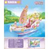 KEEPPLEY 36014 CÔNG CHÚA TUYỆT VỜI DU THUYỀN SANG TRỌNG CỦA bộ đồ chơi xếp lắp ráp ghép mô hình Girl Con Gái