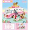 KEEPPLEY 33019 THÀNH PHỐ TRONG MƠ CỦA TRẺ EM XE CẮM TRẠI NGOÀI TRỜI bộ đồ chơi xếp lắp ráp ghép mô hình Girl Con Gái 333 khối