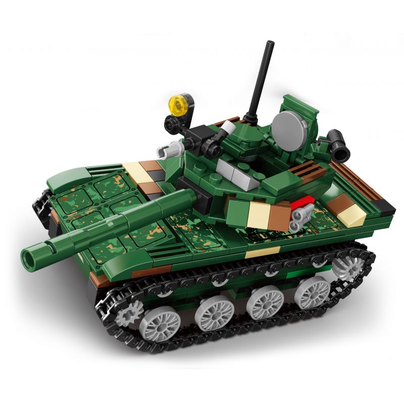 GOQI GQ-3036 3036 GQ3036 non Lego XE TĂNG-85 bộ đồ chơi xếp lắp ráp ghép mô hình Military Army Quân Sự Bộ Đội 349 khối