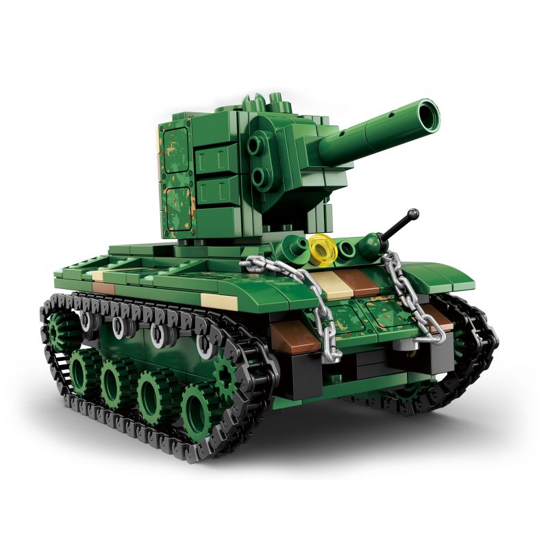 GOQI GQ-3037 3037 GQ3037 non Lego KV-2 bộ đồ chơi xếp lắp ráp ghép mô hình Military Army Quân Sự Bộ Đội 342 khối