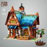 ZHEGAO 613010 TRANG VIÊN THỜI TRUNG CỔ bộ đồ chơi xếp lắp ráp ghép mô hình Medieval Castle MEDIEVAL VINTAGE MANOR HOUSE Chiến Tranh Trung Cổ 1749 khối