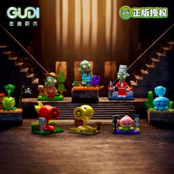 GUDI 60030 CÁC NHÂN VẬT LẮP RÁP PLANTS VS. ZOMBIES bộ đồ chơi xếp lắp ráp ghép mô hình Movie & Game Phim Và Trò Chơi