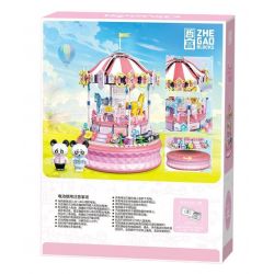 ZHEGAO 663017 BĂNG CHUYỀN bộ đồ chơi xếp lắp ráp ghép mô hình CAROUSEL 591 khối