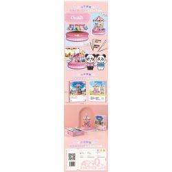 ZHEGAO 663017 BĂNG CHUYỀN bộ đồ chơi xếp lắp ráp ghép mô hình CAROUSEL 591 khối