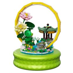 ZHEGAO 623004 ÁNH TRĂNG TRÊN AO SEN bộ đồ chơi xếp lắp ráp ghép mô hình LOTUS POND MOONLIGHT 720 khối