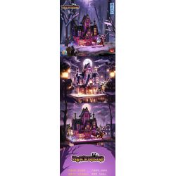 ZHEGAO 612019 THANH CHỔI MA THUẬT bộ đồ chơi xếp lắp ráp ghép mô hình MAGIC BROOMSTICK 2639 khối