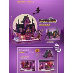 ZHEGAO 612019 THANH CHỔI MA THUẬT bộ đồ chơi xếp lắp ráp ghép mô hình MAGIC BROOMSTICK 2639 khối