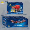Bozhi 80543 PHÒNG CHÁY CHỮA ĐÔ THỊ 8 MÔ HÌNH bộ đồ chơi xếp lắp ráp ghép mô hình City Thành Phố 473 khối