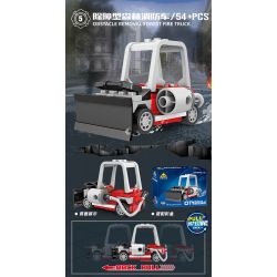 Bozhi 80543 PHÒNG CHÁY CHỮA ĐÔ THỊ 8 MÔ HÌNH bộ đồ chơi xếp lắp ráp ghép mô hình City Thành Phố 473 khối