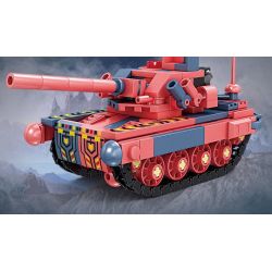 Bozhi 81062 MÁY KHOA HỌC VIỄN TƯỞNG bộ đồ chơi xếp lắp ráp ghép mô hình Military Army COMPOSITE DEFORMATION Quân Sự Bộ Đội 760 khối