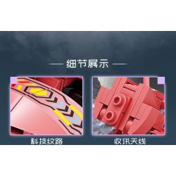 Bozhi 81062 MÁY KHOA HỌC VIỄN TƯỞNG bộ đồ chơi xếp lắp ráp ghép mô hình Military Army COMPOSITE DEFORMATION Quân Sự Bộ Đội 760 khối