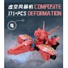 Bozhi 81062 MÁY KHOA HỌC VIỄN TƯỞNG bộ đồ chơi xếp lắp ráp ghép mô hình Military Army COMPOSITE DEFORMATION Quân Sự Bộ Đội 760 khối