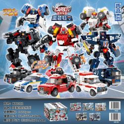 ZHEGAO KB2012 2012 KABAO CAR GOD TRỞ LẠI VỚI 5 MẪU XE bộ đồ chơi xếp lắp ráp ghép mô hình Movie & Game HELLO CARBOT Phim Và Trò Chơi 1484 khối