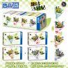 ZHEGAO 957004 NAM CHÂM TỦ LẠNH VUI NHỘN 4 LOẠI bộ đồ chơi xếp lắp ráp ghép mô hình Arts & Crafts 669 khối