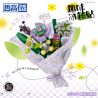ZHEGAO 957004 NAM CHÂM TỦ LẠNH VUI NHỘN 4 LOẠI bộ đồ chơi xếp lắp ráp ghép mô hình Arts & Crafts 669 khối