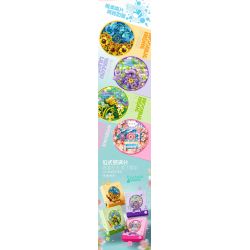 SEMBO 611098 GIAI ĐIỆU HOA ĐÊM TĨNH LẶNG MÀU TÍM bộ đồ chơi xếp lắp ráp ghép mô hình Arts & Crafts FLOWER MOVEMENT 339 khối