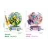 SEMBO 611100 GIAI ĐIỆU HOA TRONG NHÀ LỜI MỞ ĐẦU MÀU HỒNG bộ đồ chơi xếp lắp ráp ghép mô hình Arts & Crafts FLOWER MOVEMENT 362 khối