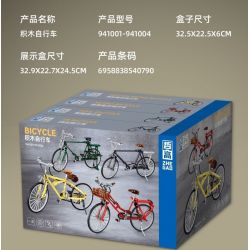 ZHEGAO 941004 XE ĐẠP CỔ ĐIỂN CỦA ANH bộ đồ chơi xếp lắp ráp ghép mô hình Technic RETRO BICYCLE Kỹ Thuật Công Nghệ Cao Mô Hình Phương Tiện 279 khối