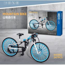 ZHEGAO 941006 XE ĐẠP ĐỔ ĐÈO bộ đồ chơi xếp lắp ráp ghép mô hình Technic DOWNHILL BICYCLE Kỹ Thuật Công Nghệ Cao Mô Hình Phương Tiện 253 khối